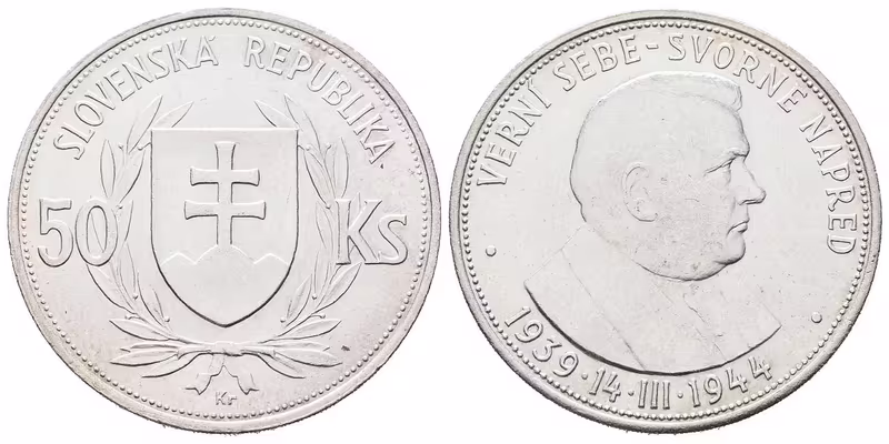 50 Koruna 1944 - Jozef Tiso