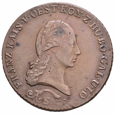 3 Krejcar 1812 S, Husz.2044, pěkná zachovalost, patina, rysky