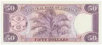 Libérie, 50 Dollars 2003, P.29a - fotografie 2