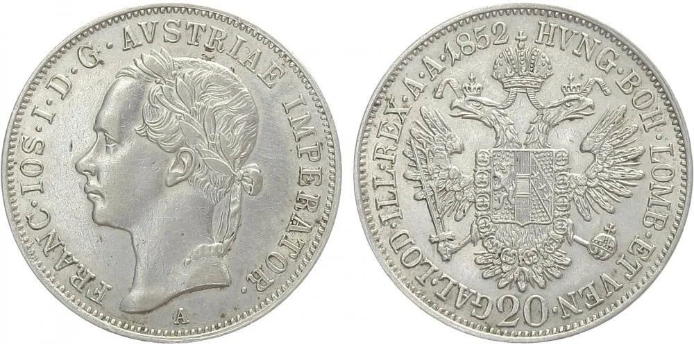 Konvenční měna, 1848 - 1857 — 1