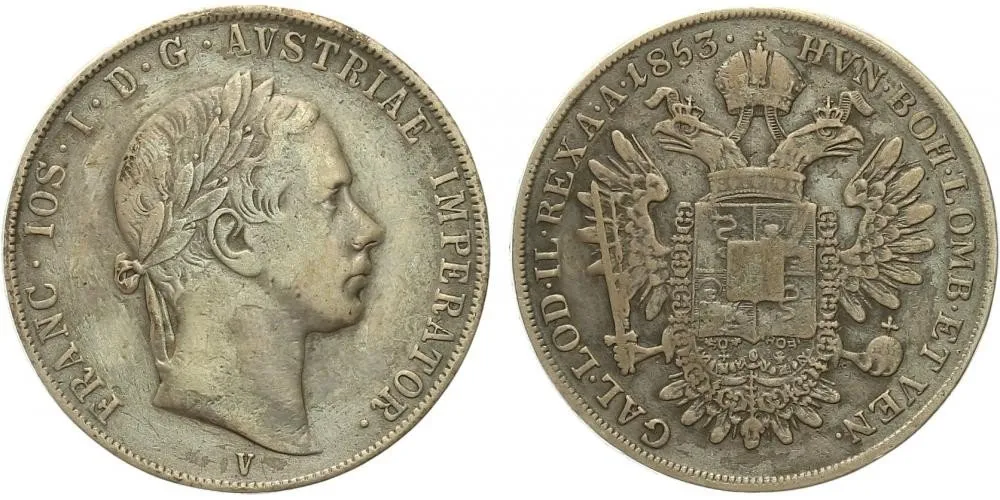 Konvenční měna, 1848 - 1857 — 1