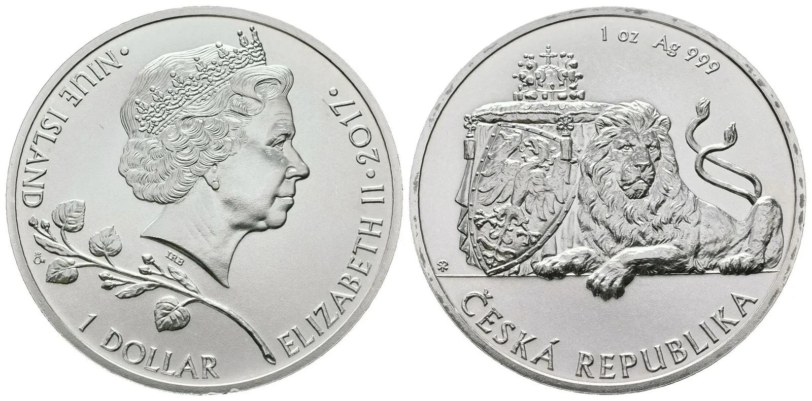 1 Dollar 2017 - Český lev
