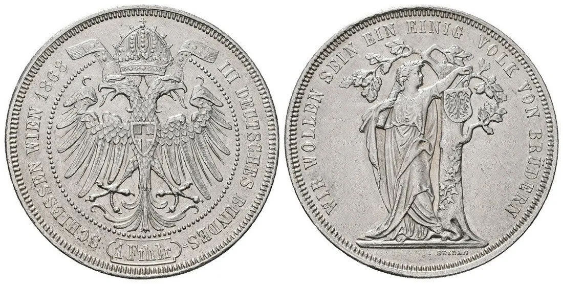 Rakouská a spolková měna, 1857 - 1892 — 1
