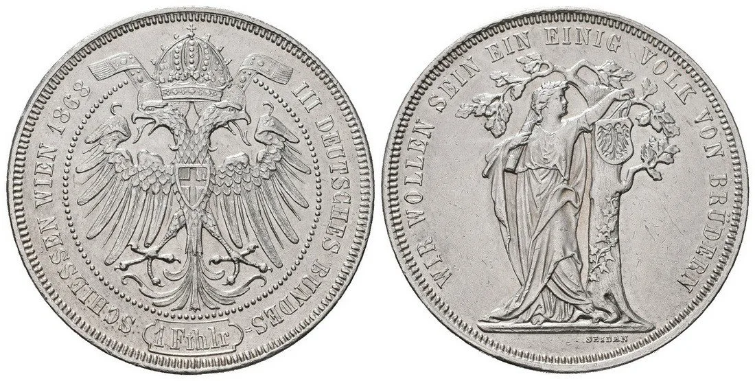 Rakouská a spolková měna, 1857 - 1892 — 1