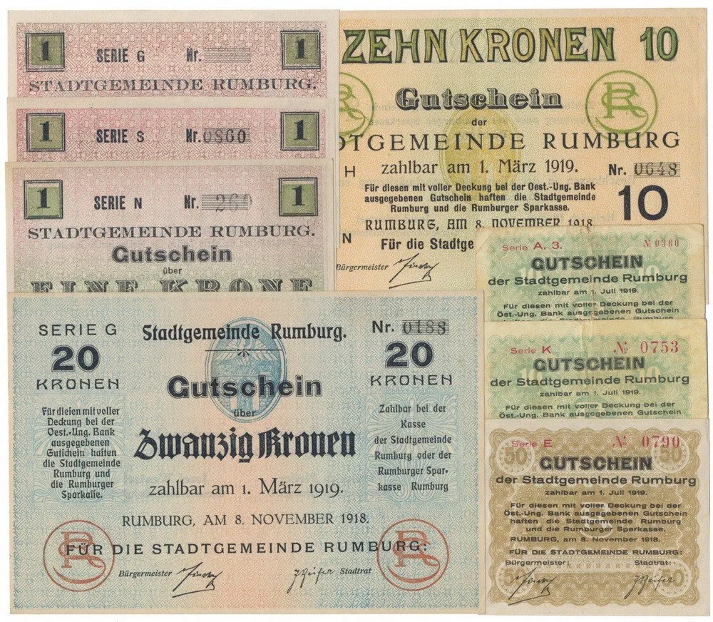 Nouzovky české od roku 1914 — 1