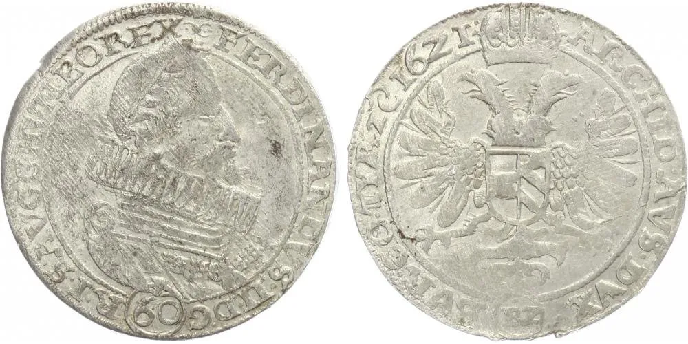Ferdinand II., 1619 - 1637 (Mince kiprová) — 1