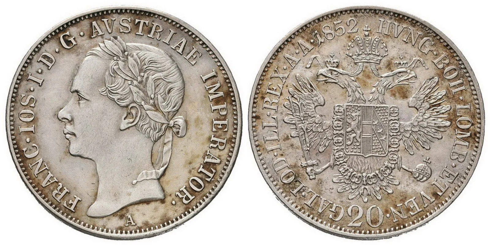 Konvenční měna, 1848 - 1857 — 1