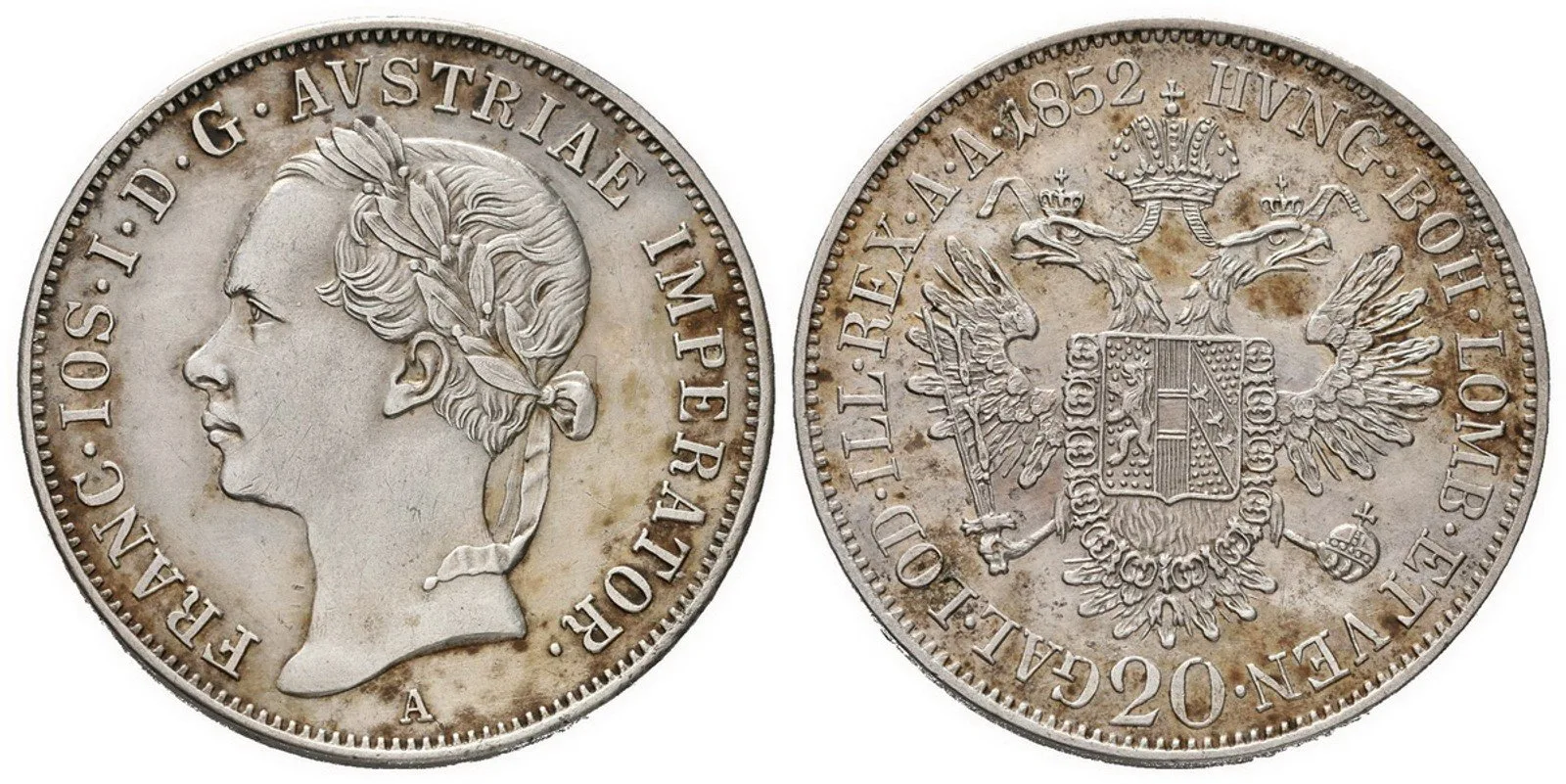Konvenční měna, 1848 - 1857 — 1