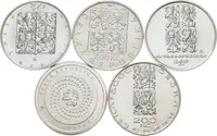 Soubor mincí 200 Kč 1998 - František Palacký, Přemysl Otakar I. (bez kapsle), — 2