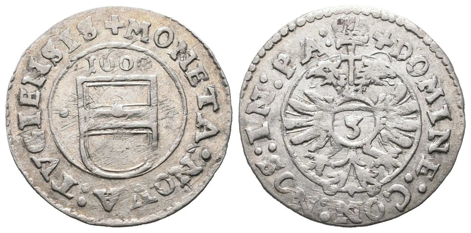 Švýcarsko-Zug, 3 Krejcar 1600
