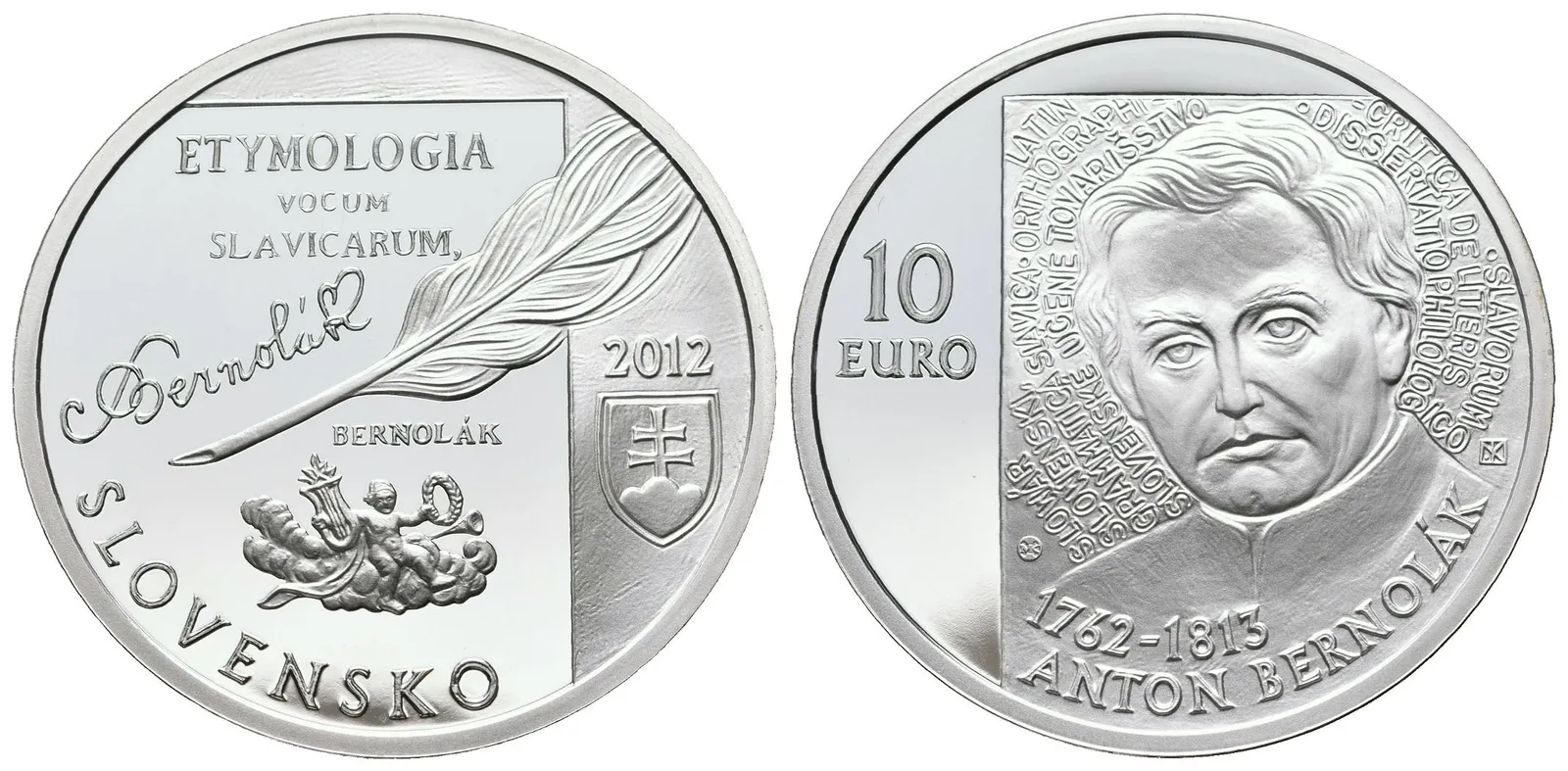 10 Euro 2012 - Anton Bernolák, PROOF kvalita