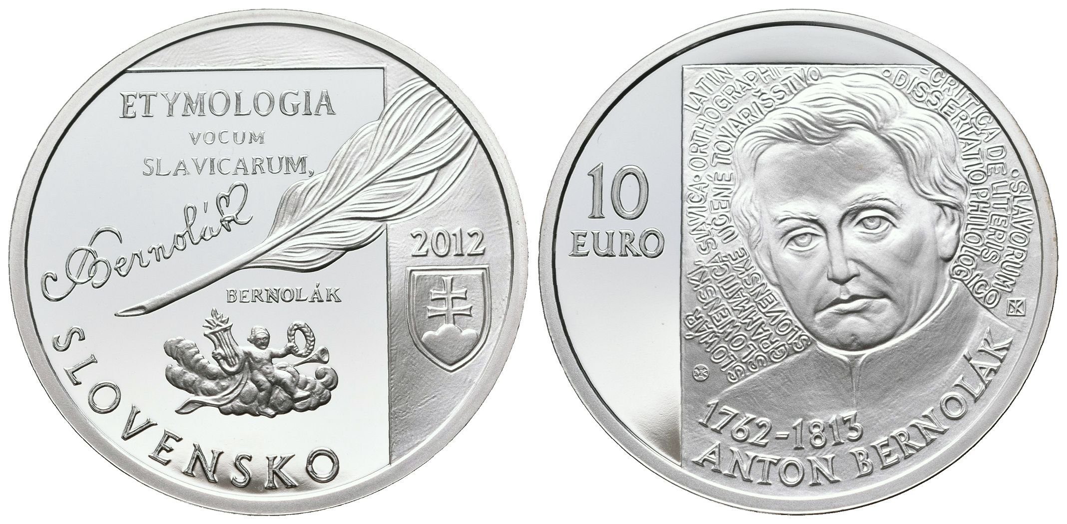 10 Euro 2012 - Anton Bernolák, PROOF kvalita