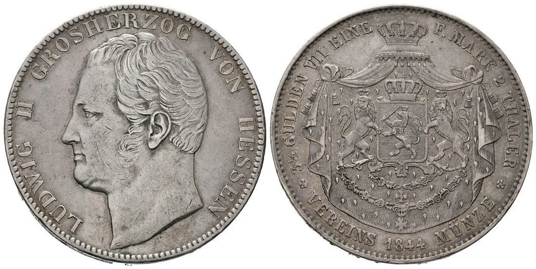 Hessen - Darmstadt, Ludwig II., 1830 - 1848 — 1