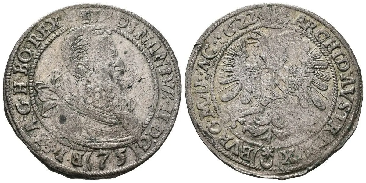 Ferdinand II., 1619 - 1637 (Mince kiprová) — 1