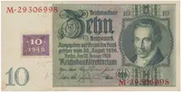 Německo - NDR, 10 DM 1948, kolkovaná, Ros.334b