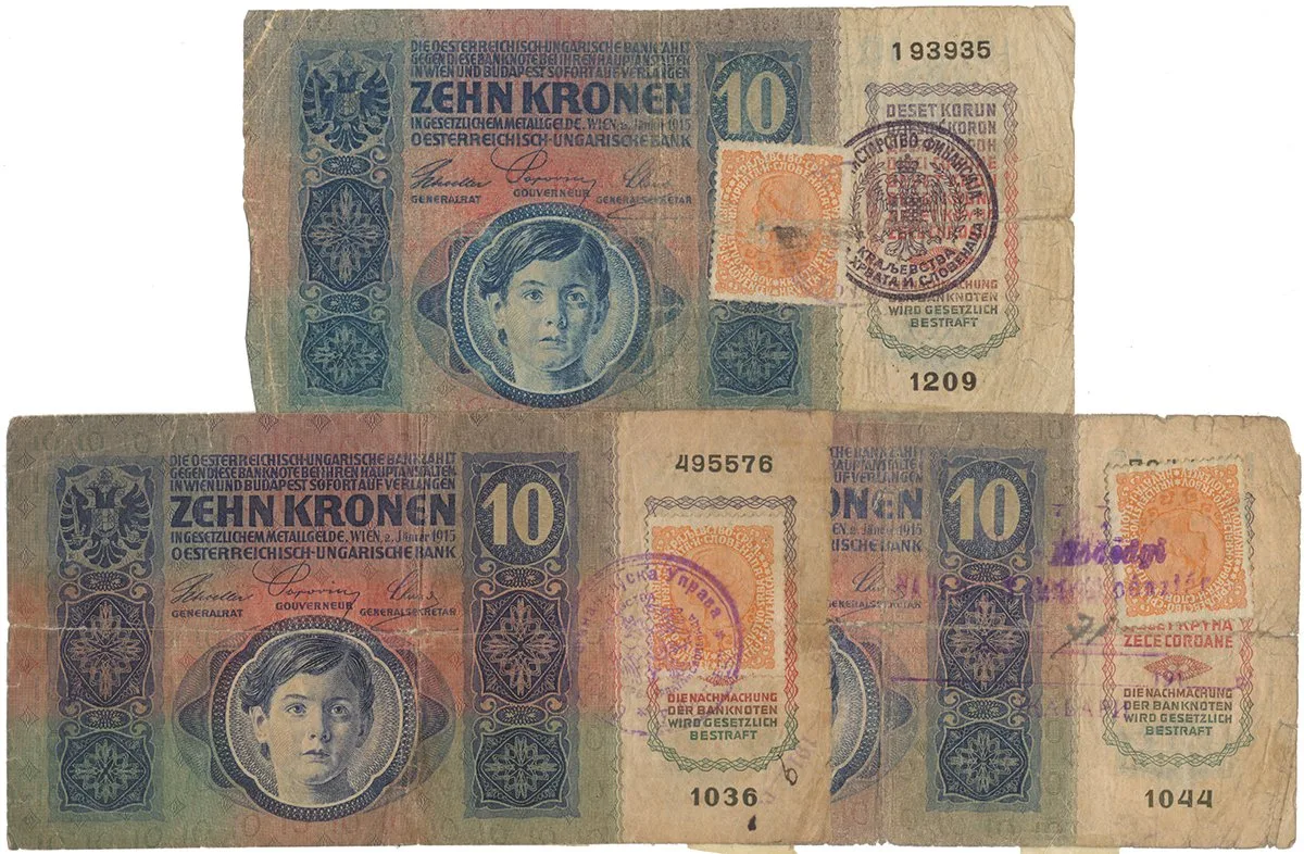 Razítkované R-U bankovky na Balkáně 1919-1921 — 1