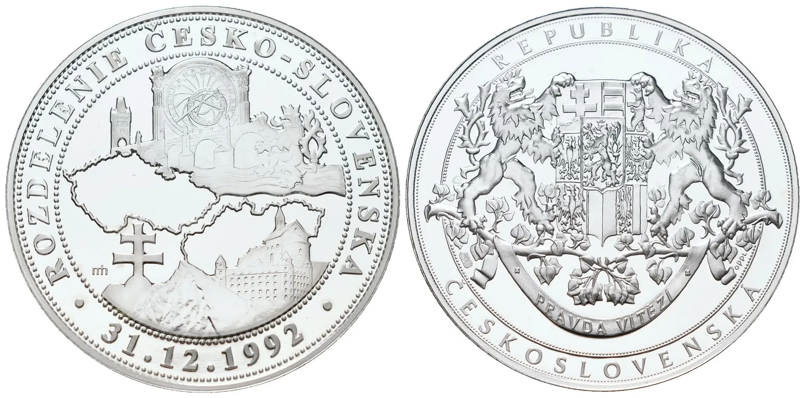 Oppl Vladimír - Rozdělenie Česko Slovenska