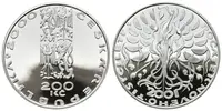 200 Kč 2001 - Počátek nového tisíciletí, PROOF