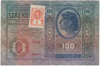 100 Koruna 1912 (1919), kolkovaná, Hej.5a