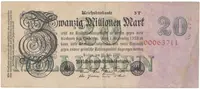 Německo, 20 Millionen Mark 1923, Ro.96d