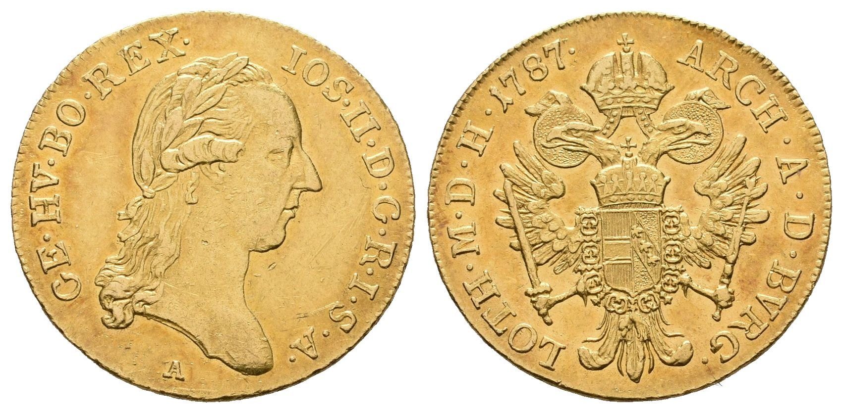 Josef II., Dukát 1787 A, Vídeň