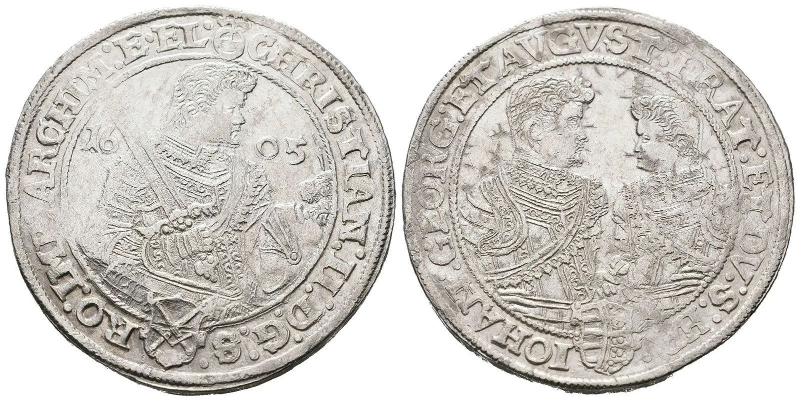 Sasko, Christian II., Johann Georg I. a August, 1591 - 1611 — 1