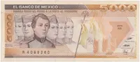 Mexiko, 5000 Pesos 1989, P.88