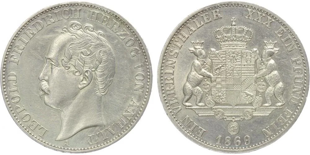 Anhalt - Dessau, Leopold Friedrich, 1817 - 1871 — 1