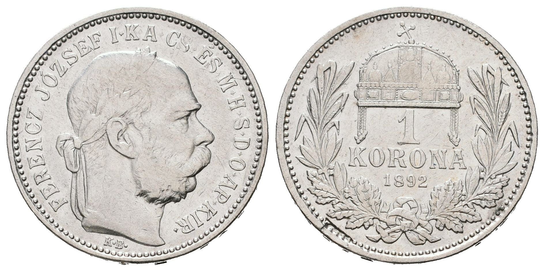 1 Koruna 1892 KB