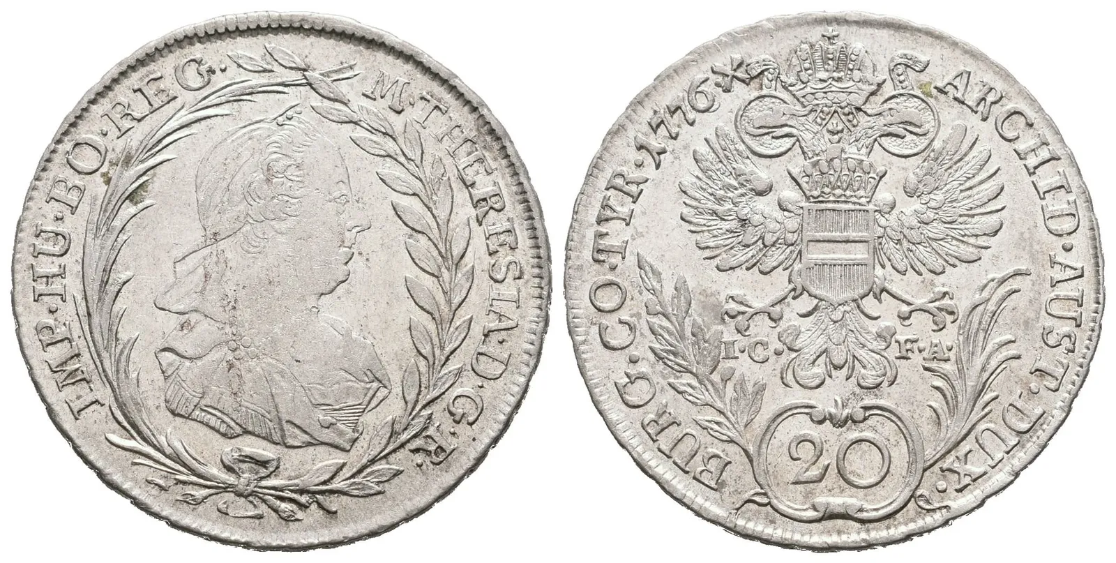 Marie Terezie, 20 Krejcar 1776, Vídeň