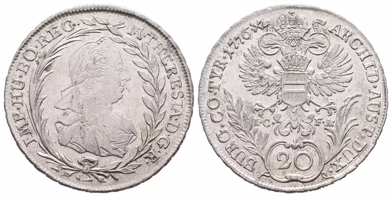 Marie Terezie, 20 Krejcar 1776, Vídeň