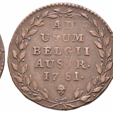 2 Liard 1781, Brusel, KM.31, pěkná zachovalost, pěkná patina, nep. napr.