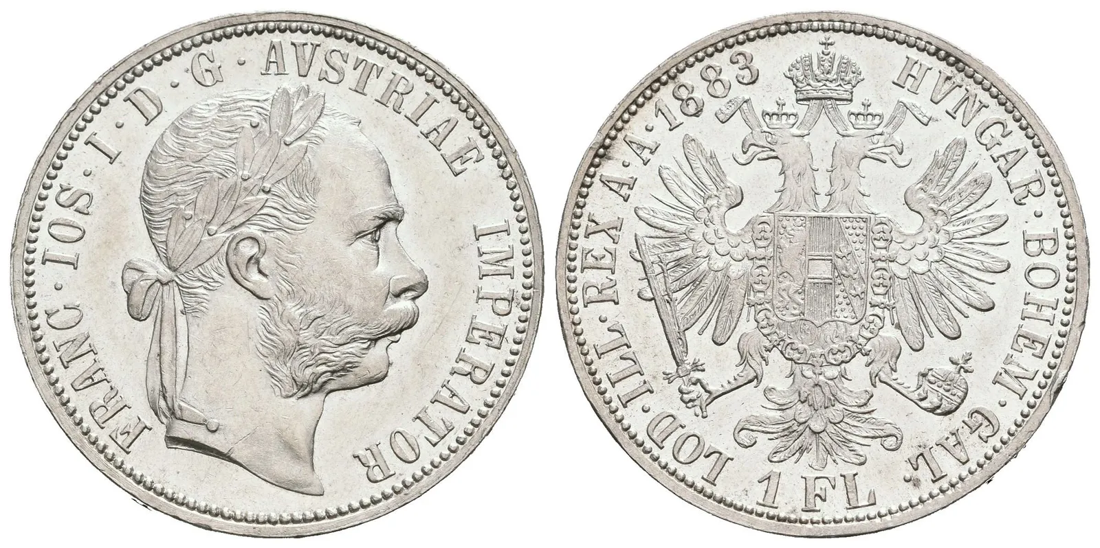 Zlatník 1883, krásná zachovalost, lesk, drobné rysky, hranky — 1