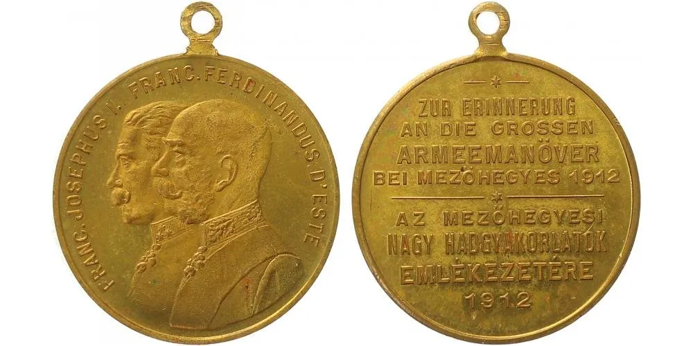 František Josef I., medaile vojenských manévrů — 1