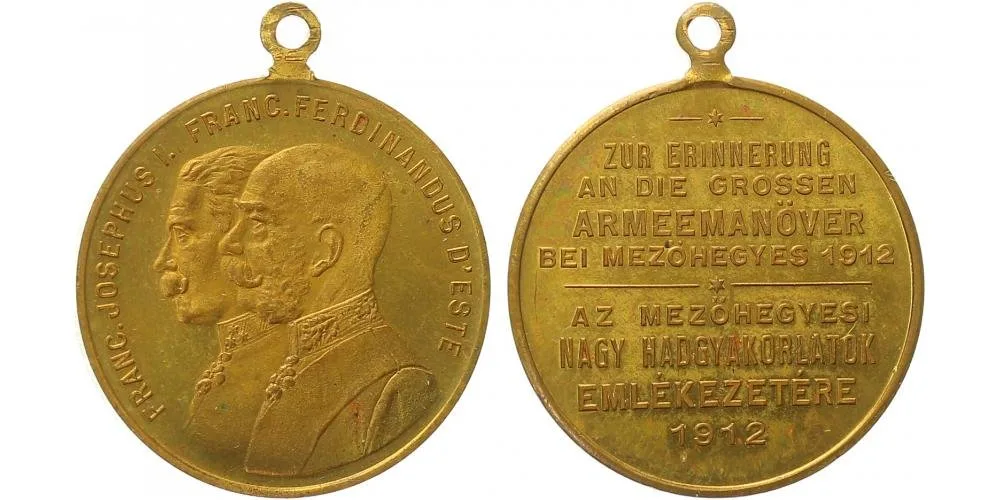 František Josef I., medaile vojenských manévrů — 1