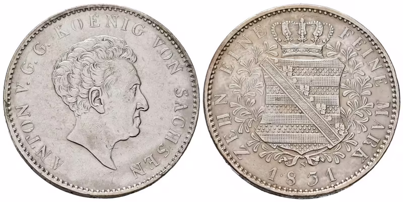 Sasko, Tolar 1831 S