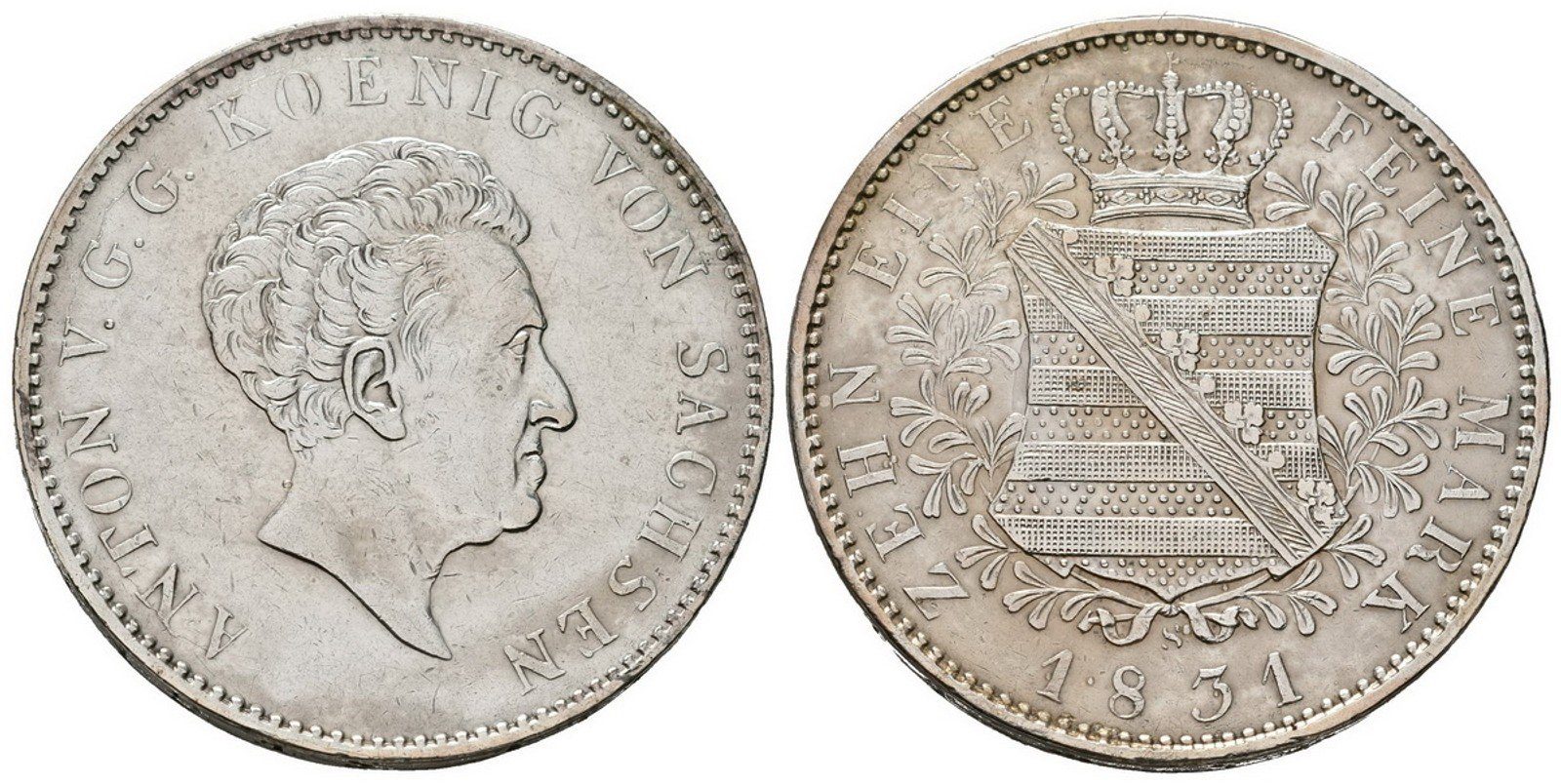 Sasko, Tolar 1831 S