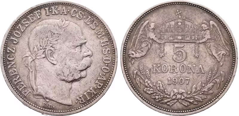 5 Koruna 1907 KB