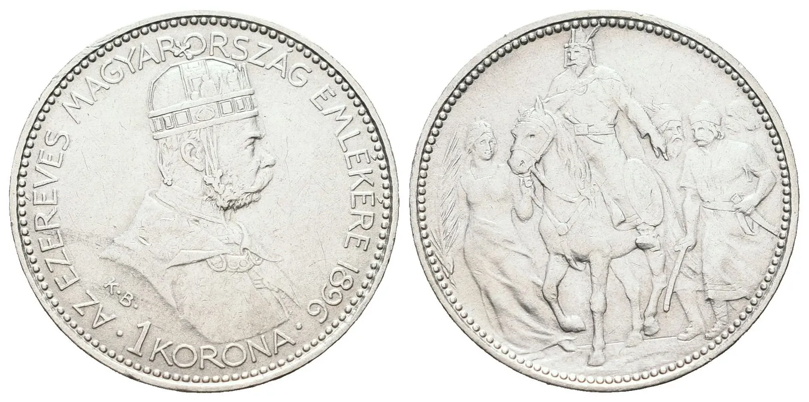 1 Koruna 1896 KB - Jubilejní