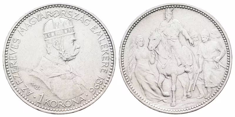 1 Koruna 1896 KB - Jubilejní