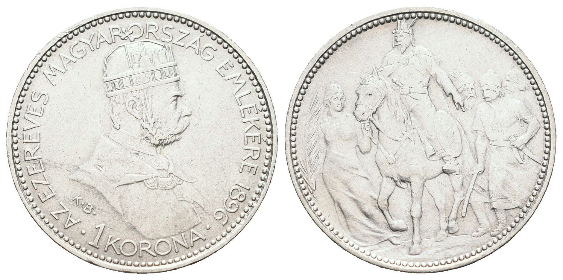 1 Koruna 1896 KB - Jubilejní