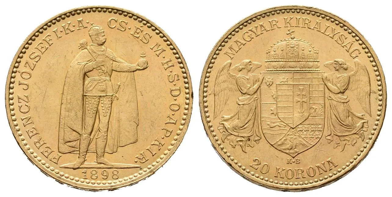 20 Koruna 1898 KB