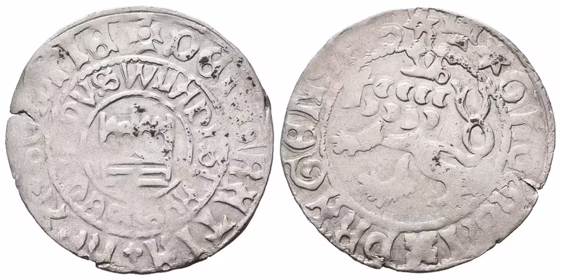 Vladislav II. Jagellonský, Pražský groš, Hásková XII.e/1