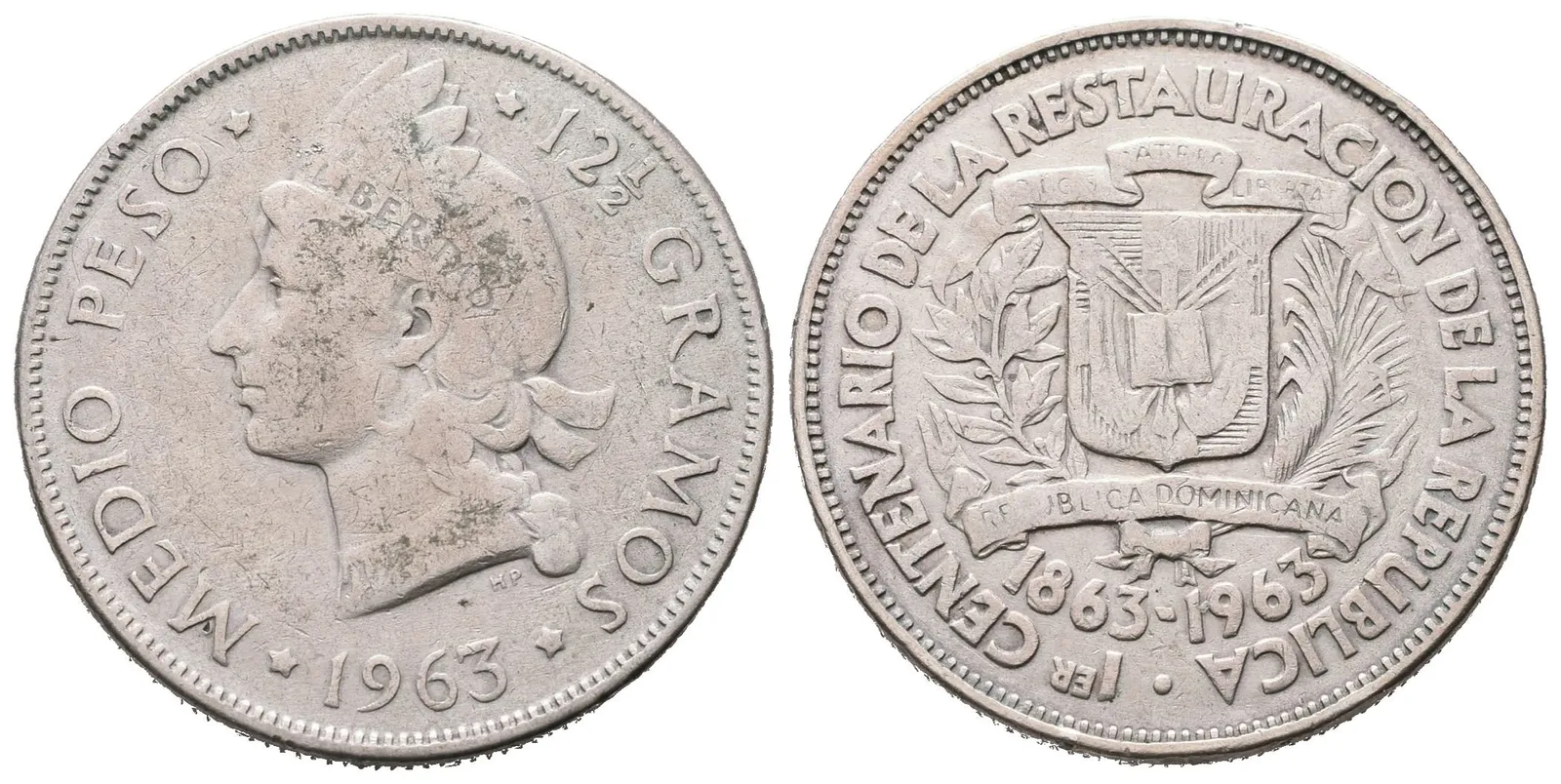 Dominikánská republika, Peso 1963 - Jubilejní