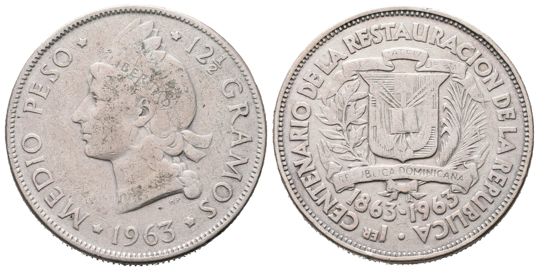 Dominikánská republika, Peso 1963 - Jubilejní