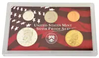 USA, Sada stříbrných mincí 2003 - fotografie 5
