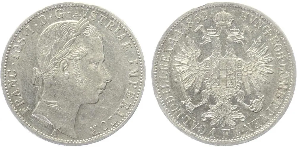 Rakouská a spolková měna, 1857 - 1892 — 1