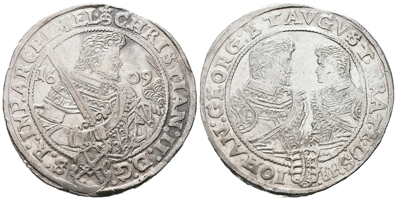Sasko, Christian II., Johann Georg I. a August, 1591 - 1611 — 1