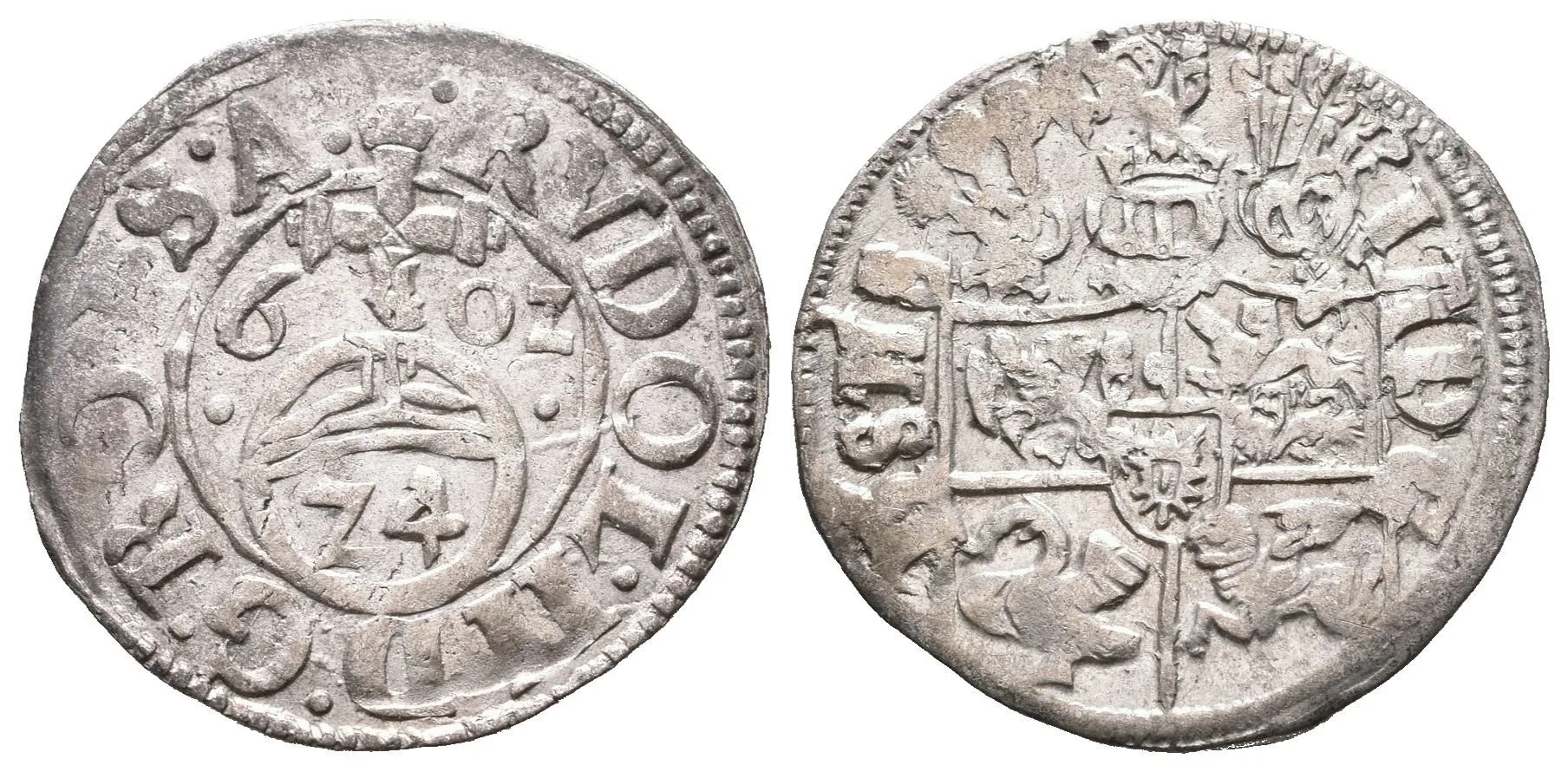 1/24 Tolaru (Groš) 1602, SaM.3545, patina, rysky — 1