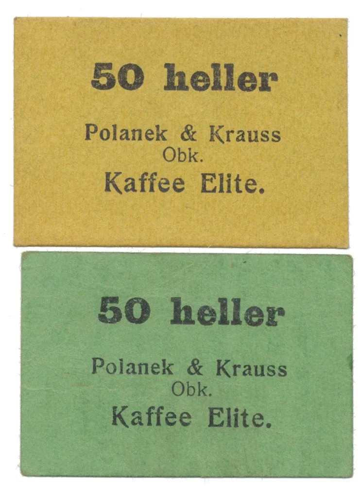 Nouzovky české od roku 1914 — 1